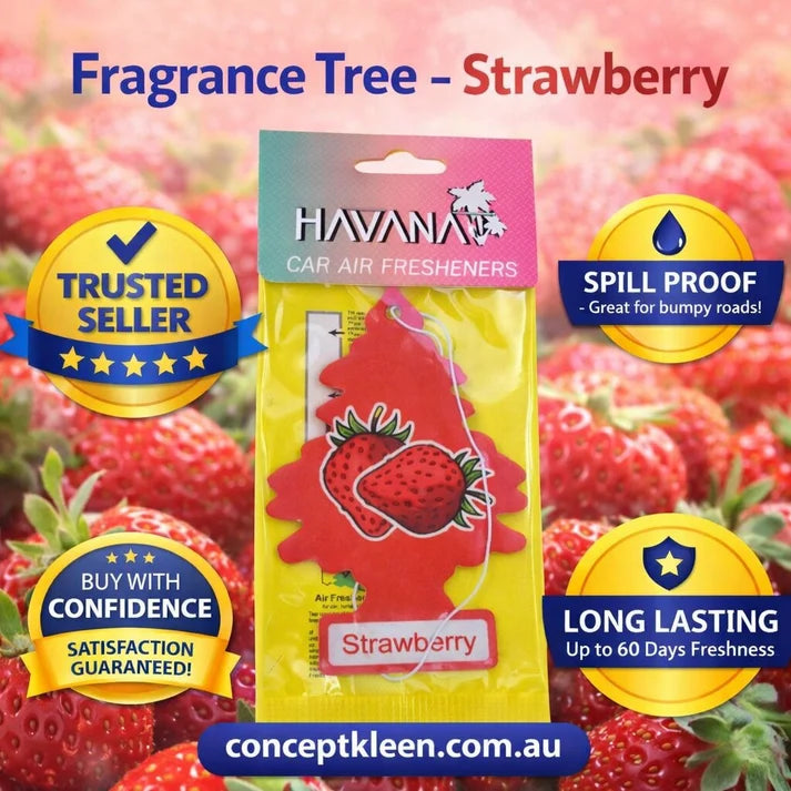 Havana Strawberry Hanging Tree Air Freshener