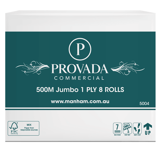 PROVADA Commercial Range 500M Jumbo Roll - Cleaning Supplies