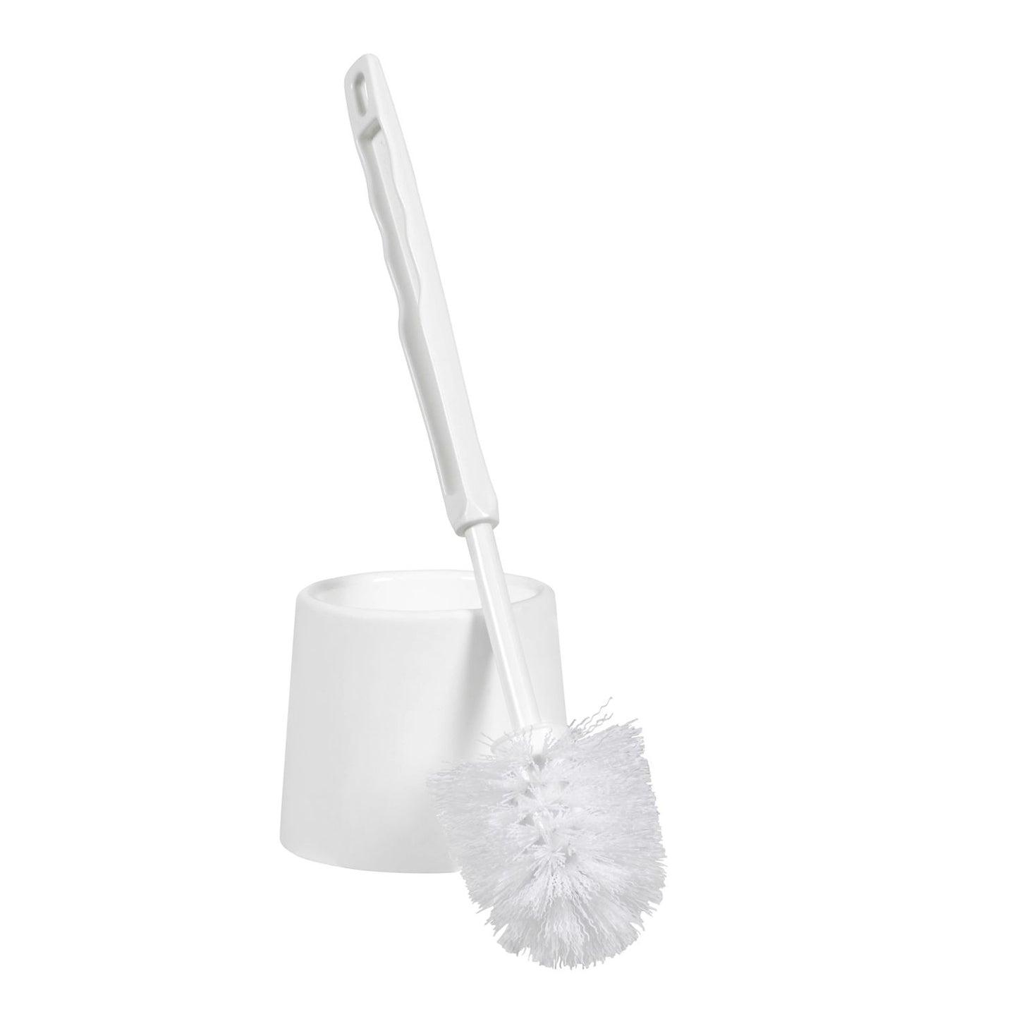 Cleanlink Toilet Brush And Pot White