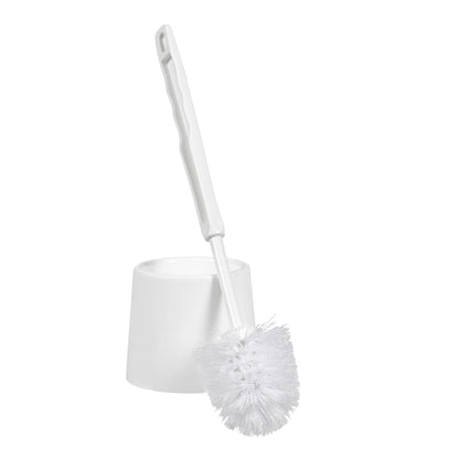 Cleanlink Toilet Brush And Pot White