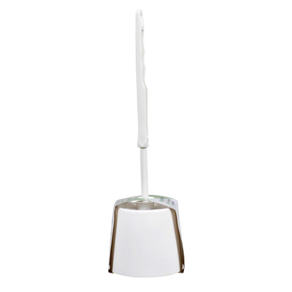 Cleanlink Toilet Brush And Pot White