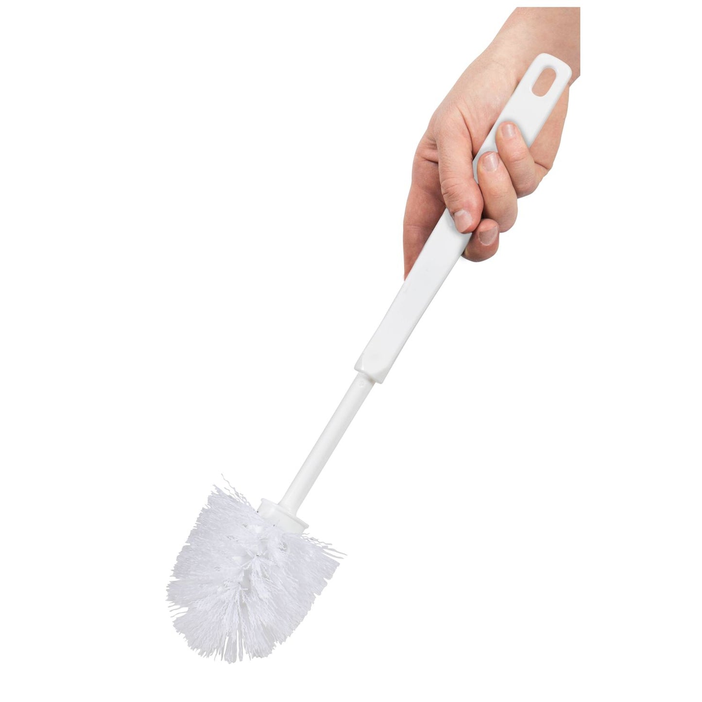 Cleanlink Toilet Brush And Pot White
