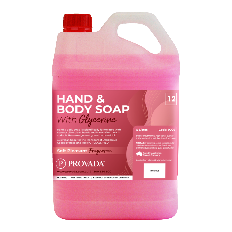 PROVADA Hand & Body Soap with Glycerine 5L,20L