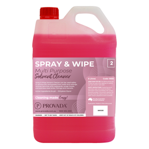Provada Spray & Wipe Multi Purpose Solvent Cleaner 5L