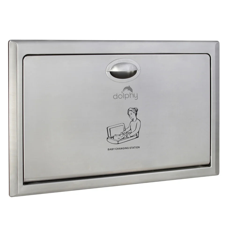 Dolphy Recessed Baby Change Station - Stainless Steel