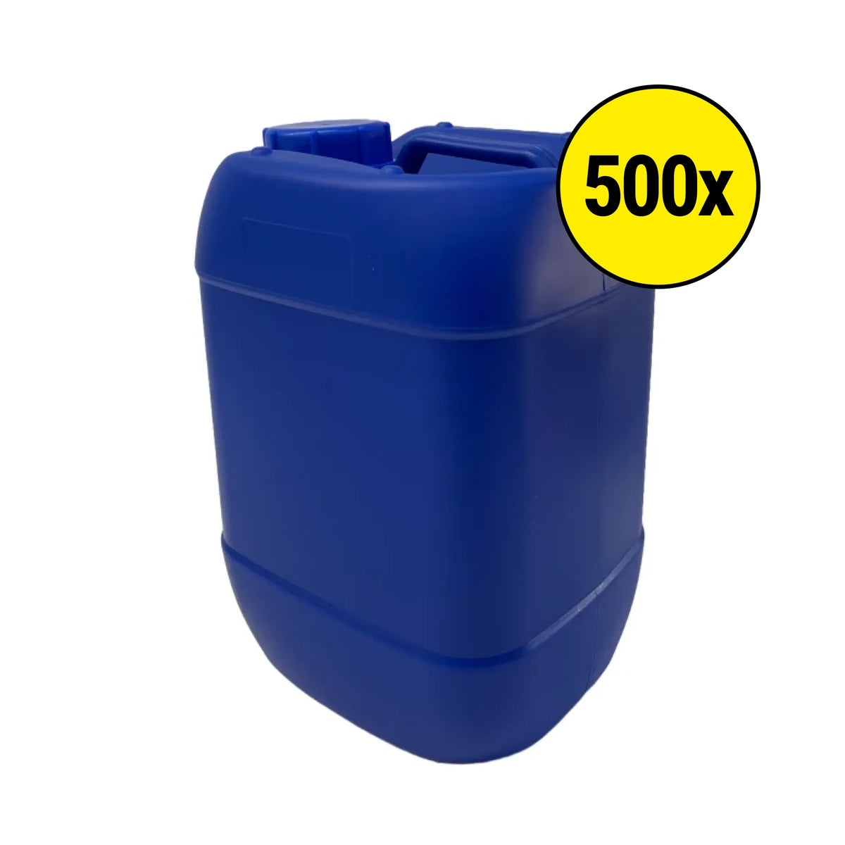 5 Litre Plastic Empty Cans with Cap- Blue, White, Clear
