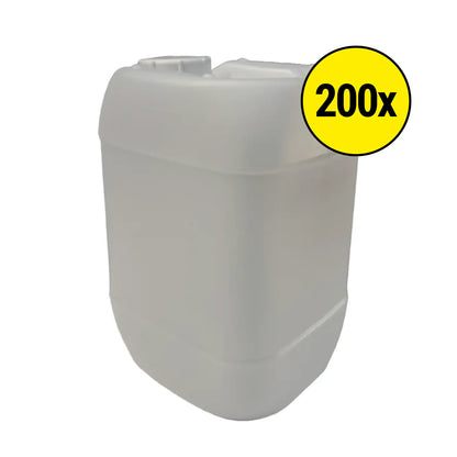 5 Litre Plastic Empty Cans with Cap- Blue, White, Clear