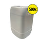 5 Litre Plastic Empty Cans with Cap- Blue, White, Clear