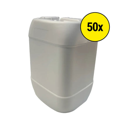 5 Litre Plastic Empty Cans with Cap- Blue, White, Clear
