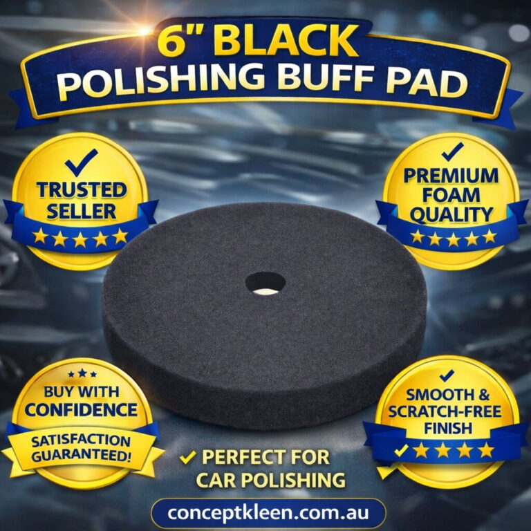 Concept Kleen 6″ Black Polishing Buff Pad