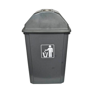 60L Industrial Garbage Bin with Ashtray - Cleaning Equipment