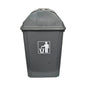 60L Industrial Garbage Bin with Ashtray - Cleaning Equipment