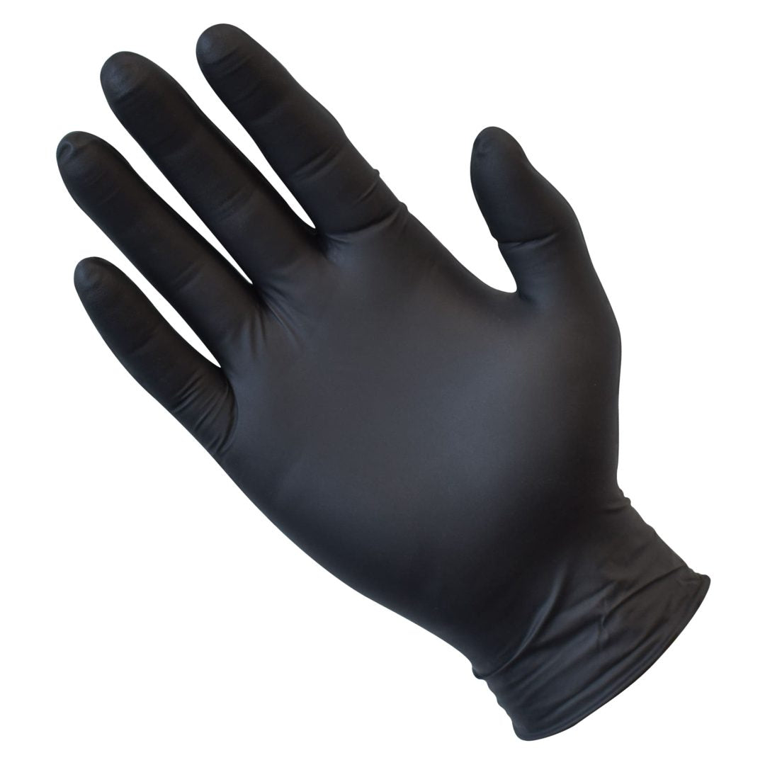 ULTRA FRESH Black Nitro Nitrile Disposable Gloves