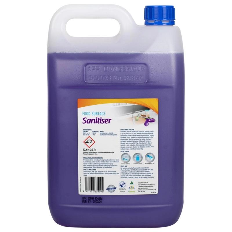 Northfork Food Surface Sanitiser 5L