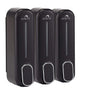 Dolphy Manual Soap Dispenser 300ml (Pack of 3) - White/Black