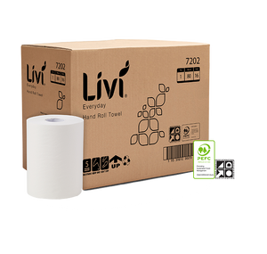 Livi Everyday Roll Hand Towel 1 Ply 80m