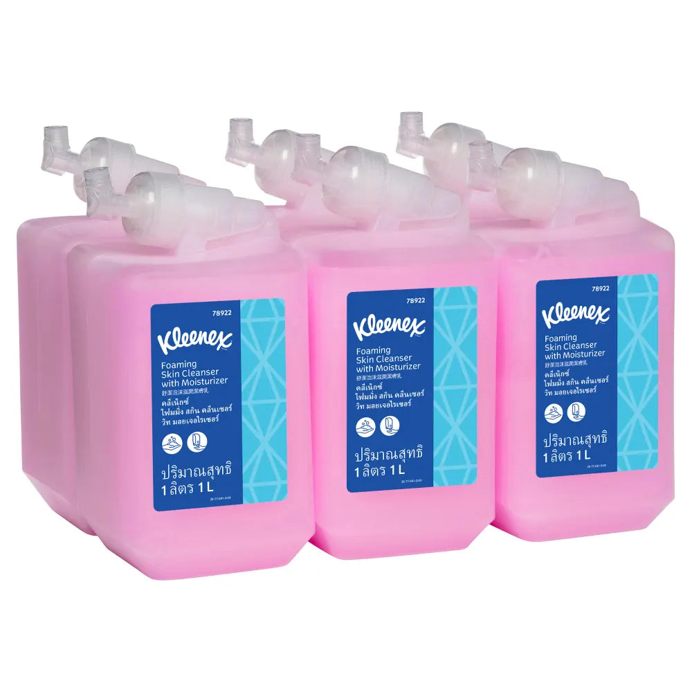 Kleenex® Foaming Skin Cleanser with Moisturiser 1L - 6 Cartridges
