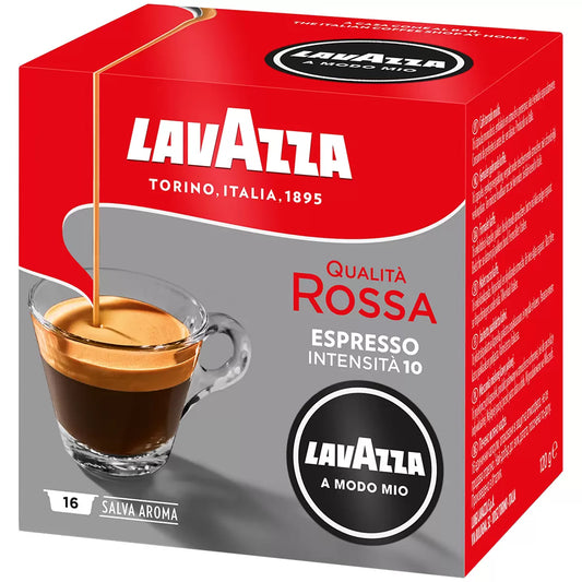 Lavazza A Modo Mio Qualita Rossa Coffee Capsules 6 x 16 Pack