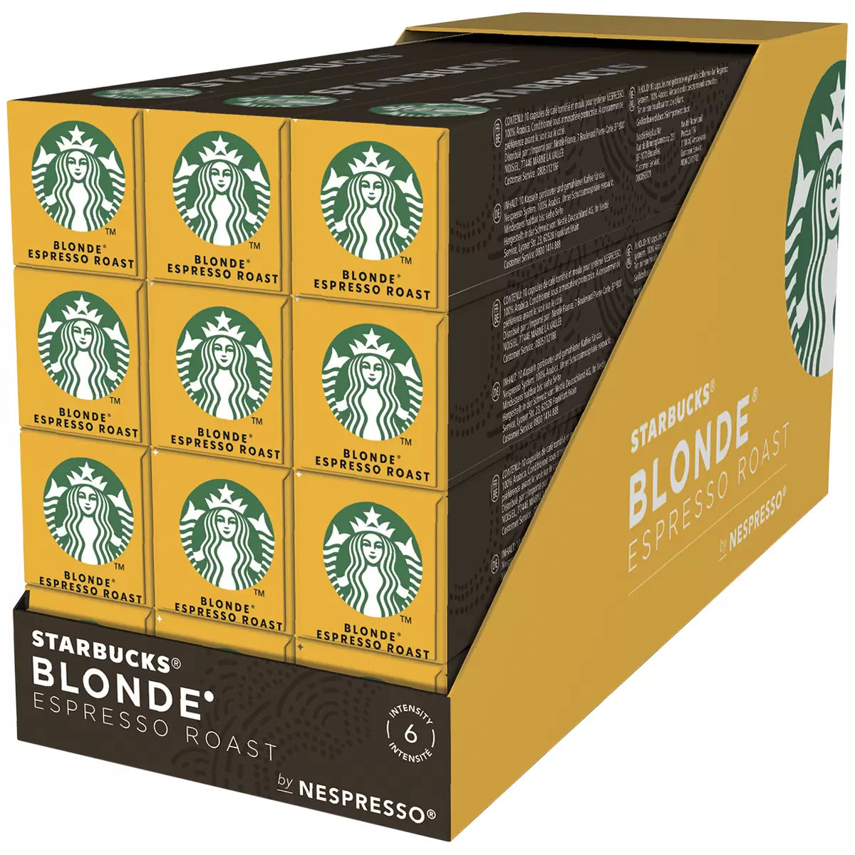 Starbucks By Nespresso Blonde Espresso Roast Coffee Capsules 120 Pack