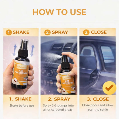 Havana Coconut Car Air Freshener Spray Bottle