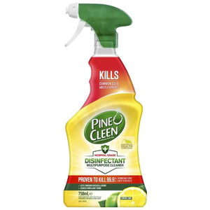 Pine O Cleen Disinfectant Multipurpose Cleaner Trigger Spray 750ml Lemon Lime