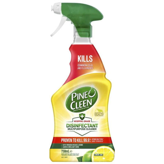 Pine O Cleen Disinfectant Multipurpose Cleaner Trigger Spray 750ml Lemon Lime