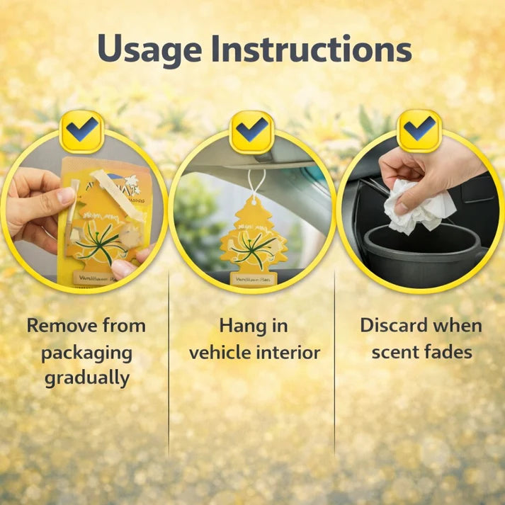 Havana Vanilla Hanging Tree Air Freshener