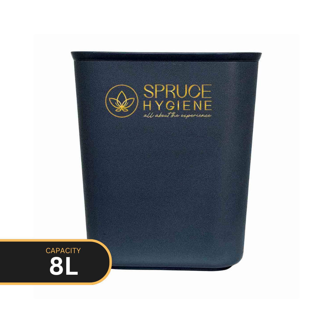 8L Plastic Dustbin - Cleaning Supplies