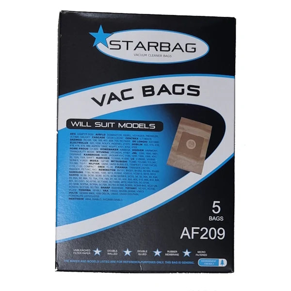 StarBag AF209 Vacuum Cleaner Bags