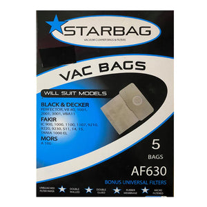 Starbag AF630 Paper Vacuum Cleaner Bags