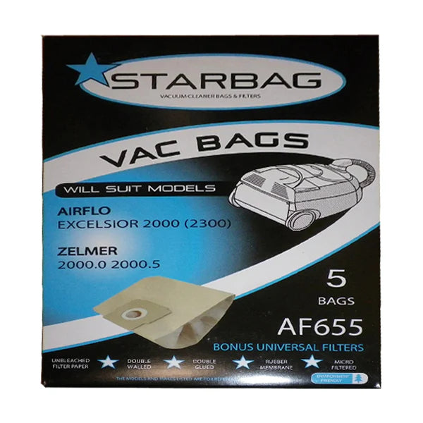 Starbag AF655 Paper Vacuum Cleaner Bags