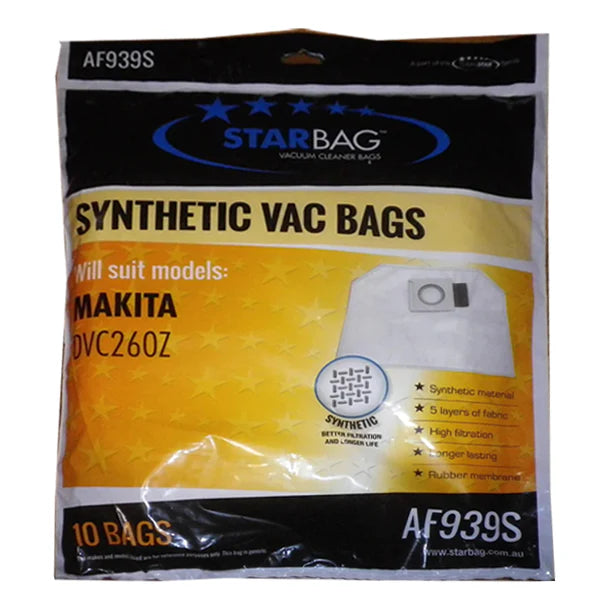 Starbag AF939S Synthetic Vacuum Cleaner Bags