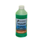 A bottle of Polynure Aquacare 8440 Floor Cleanse Concentrate, featuring a translucent green bottle with a white cap and a white, blue, and orange label, set against a plain white background.