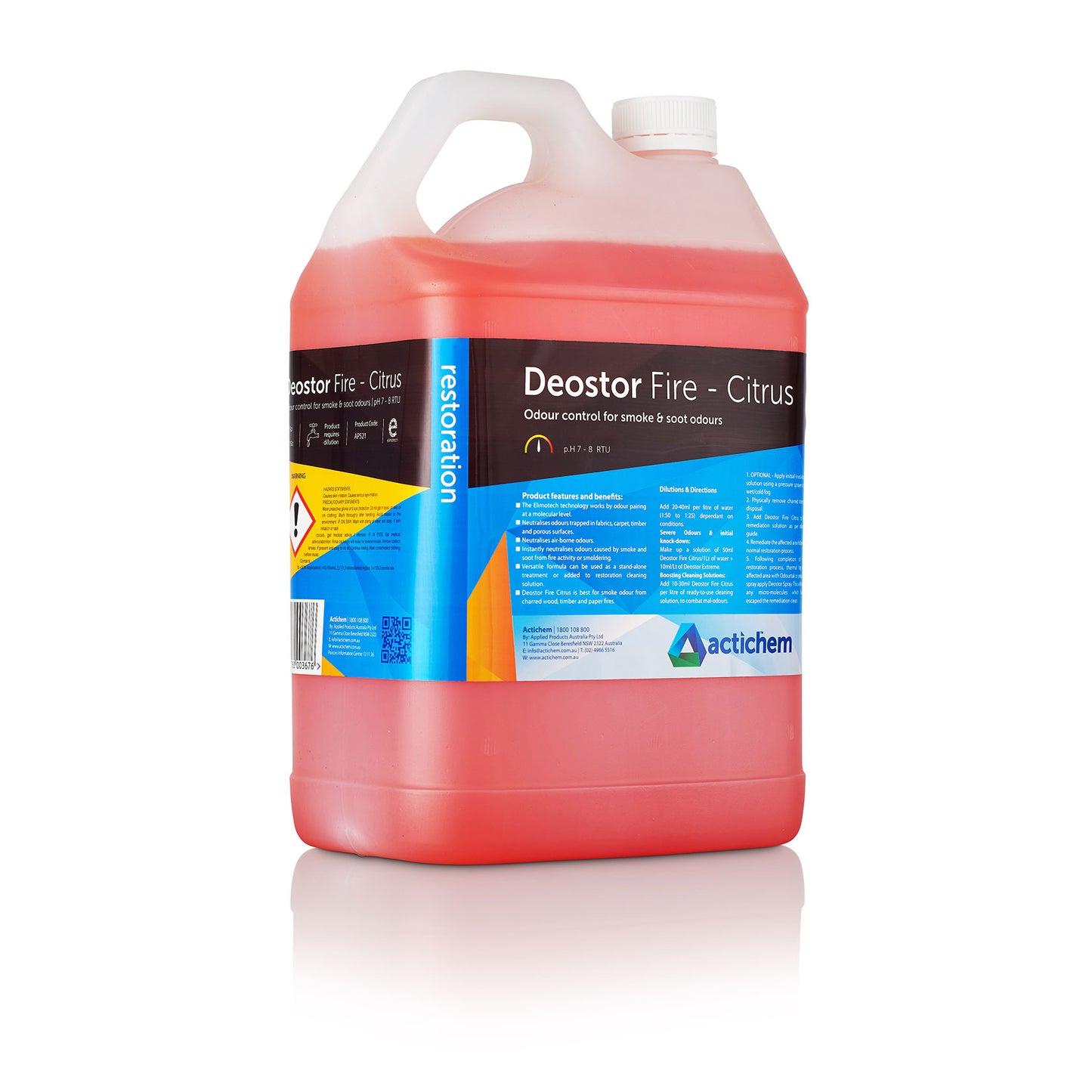 Actichem Deostor Fire 1Lt, 5Lt