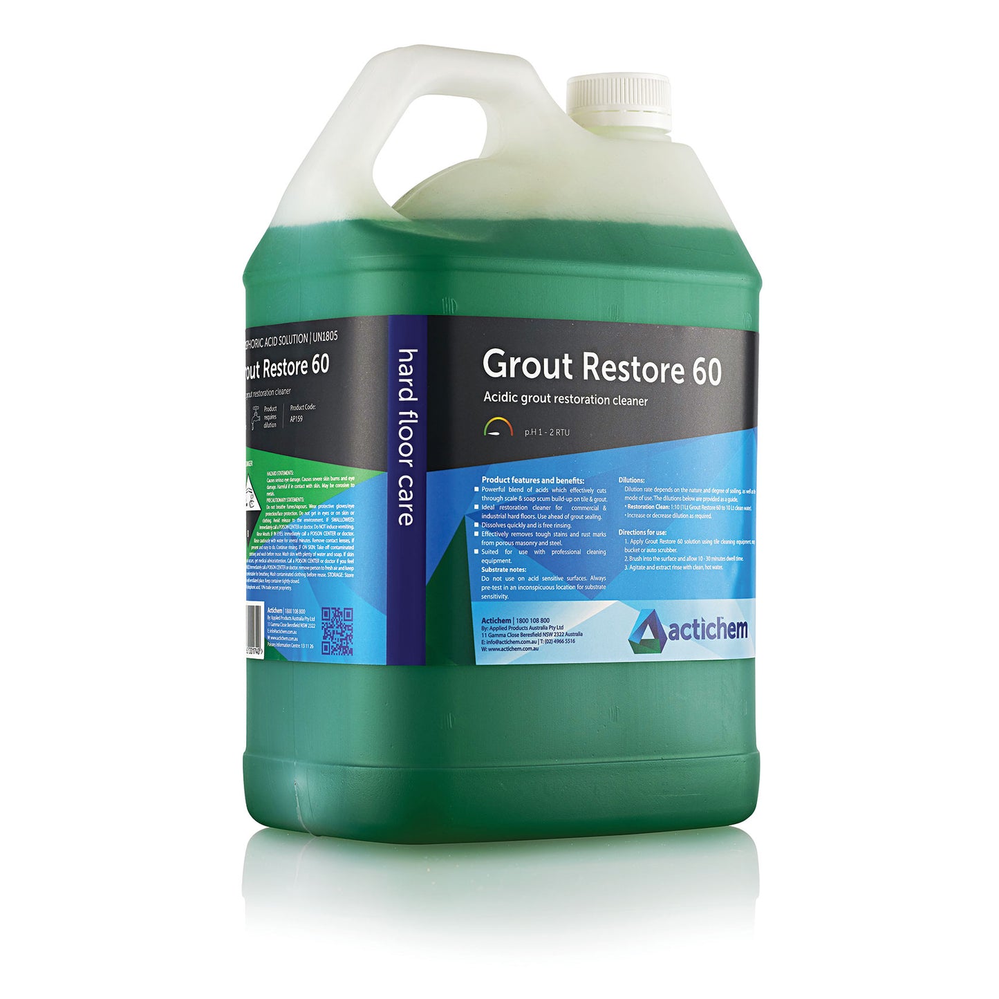 Actichem Grout Restore 60 - 5L, 15L