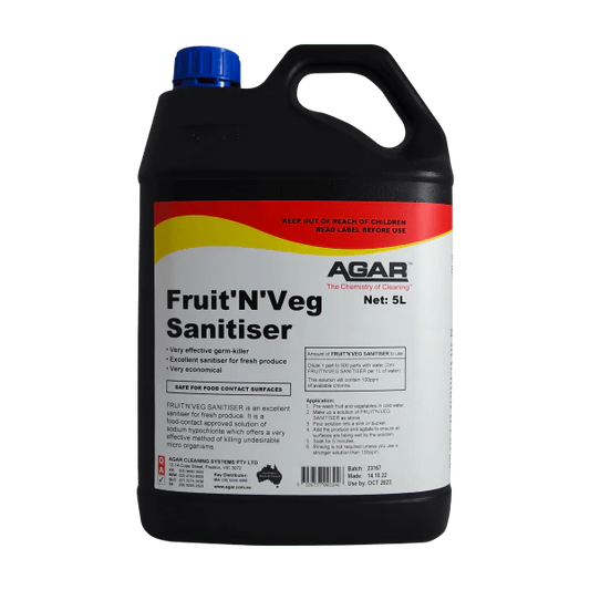 Agar Fruit 'N' Veg Sanitiser - 5L