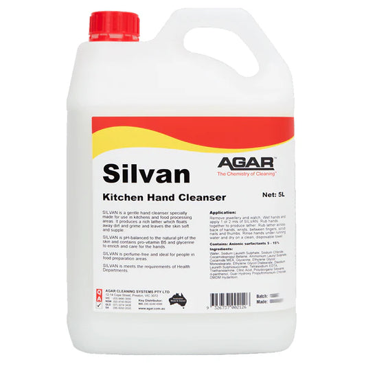 Agar Silvan Kitchen Hand Cleanser - 5L