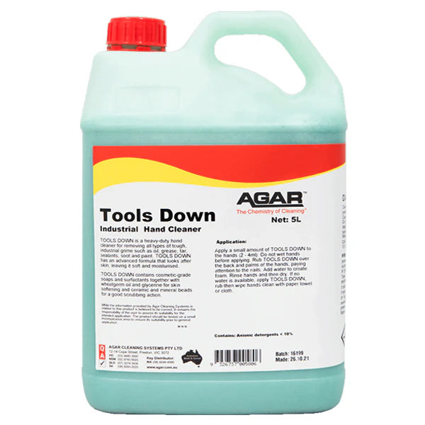 Agar Tools Down Industrial Workshop Hand Cleaner