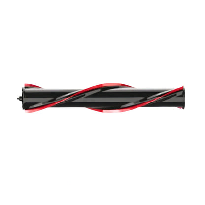 A cylindrical black brush bar with a glossy finish and a red accent stripe running along the top and bottom edges, shown against a plain white background.