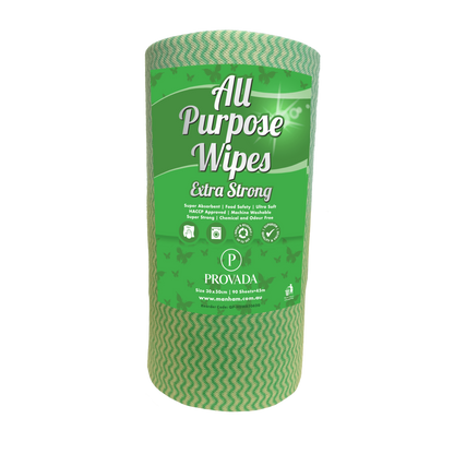 PROVADA - All Purpose Wipes 80 Sheets - Single Roll