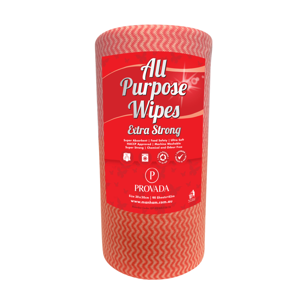 PROVADA - All Purpose Wipes 80 Sheets - Single Roll