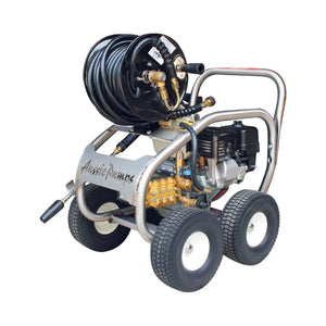 Aussie Pumps Aussie Scud Pressure Washer 3,000 PSI HONDA BLASTER AB30 with Hose Reel 15m Hose ABSS30/GX200HR