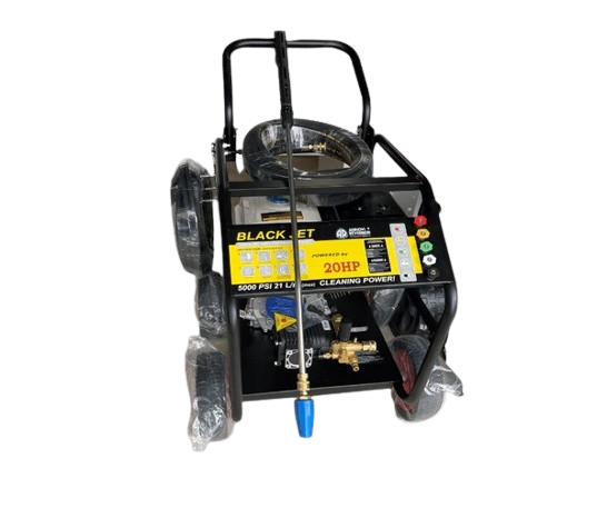 Black Jet Gasoline High Pressure Washer 5000PSI 20HP