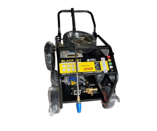 Black Jet Gasoline High Pressure Washer 5000PSI 20HP