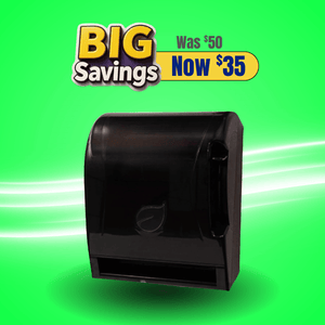 Black Hand Roll Towel Dispenser
