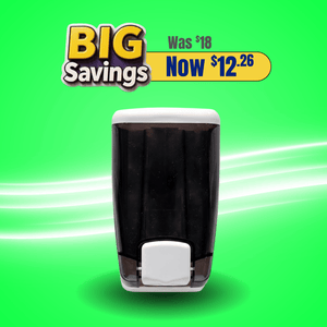 Black-Transparent Hand Sanitiser Dispenser - Cleaning Solutions