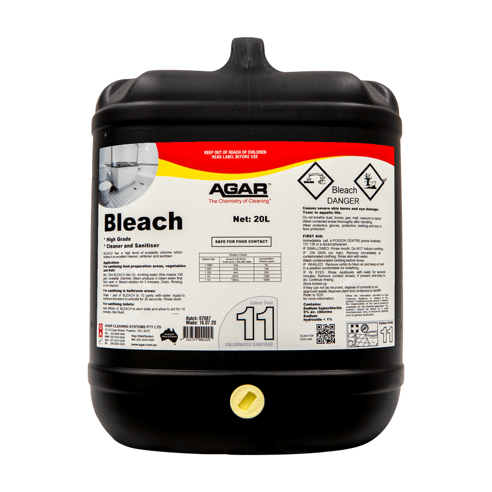 AGAR Bleach 5L & 20Lt