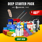 Domestic Cleaner Starter Pack - Professional Home Cleaning Tools and Supplies Kit