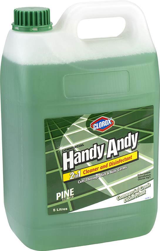 Clorox Handy Andy Cleaner & Disinfectant Green 5L