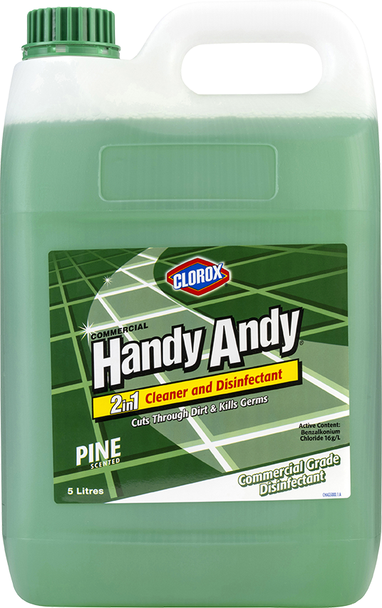 Clorox Handy Andy Cleaner & Disinfectant Green 5L